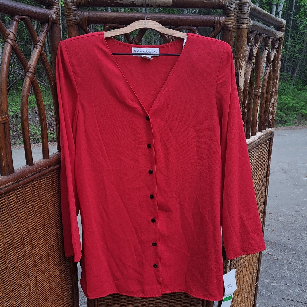 Vintage Norton McNaughton tunic size 10 new with tags. 🥀